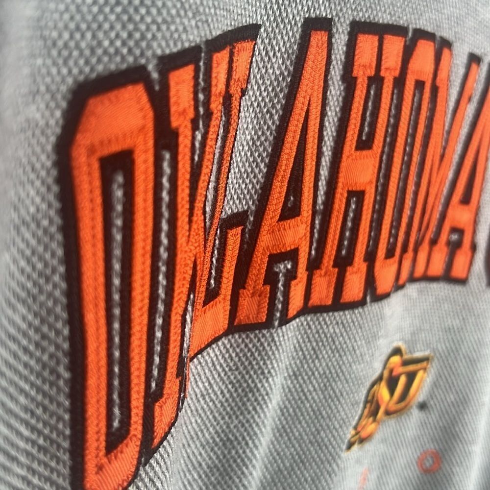 🔥🏈 Vintage OKLAHOMA STATE COWBOYS Embroidered Crewneck Knit Sweatshirt - EUC - Picture 5 of 8